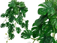 Monstera Umelá rastlina Popínavé rastliny PREMIUM Zelená stena 45cm