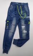 Spodnie jeansowe chłopięce 158