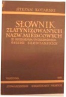 słownik zlatynizowanych nazw Miejscowości -