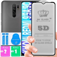 SZKŁO HARTOWANE do XIAOMI REDMI 9 9A 9C PEŁNA SZYBKA OCHRONNA NA EKRAN 5D