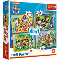 34395 TREFL PUZZLE 4W1 PSI PATROL