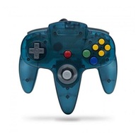 Nintendo 64 Classic Controller Clear Teal Teknogame Pad Przewodowy