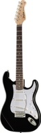 Elektrická gitara Harley Benton ST-20 BK Standard  s Tremolo ČIERNA
