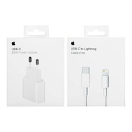 SZYBKA ŁADOWARKA 20W DO IPHONE Apple Lightning biały+ kabel 1 M