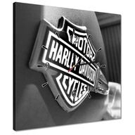 Hodiny 40x40 Logo Harley Davidson