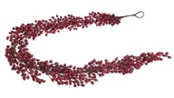 Girlanda červený hloh umelá rastlina dekorácie