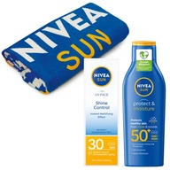 Kozmetická sada NIVEA SUN Zmatňujúci pleťový krém s vysokou ochranou SPF 30