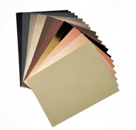 Farebný papier vystrihovačka hnedá A4 - 20ark.