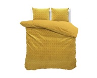 200x220 FASHION zlatá kpl posteľná bielizeň lisovaná zamatom