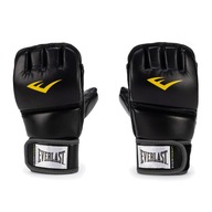 Rękawice grapplingowe z kciukiem męskie Everlast MMA Gloves czarne S-M