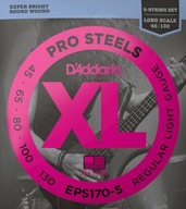 Struny D'ADDARIO ProSteels EPS170-5 (45-130)