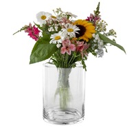 Wazon na kwiaty Świecznik szklany cylinder 20cm