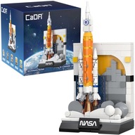 KONŠTRUKČNÉ KOCKY CADA NASA VÝSTAVA KOZMICKÁ RAKETA SLS ARTEMIS 197DIELOV