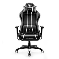 Fotel Gamingowy Diablo X-One 2.0 King Size: Czarno-biały