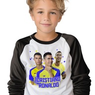 PIŻAMA + SPODNIE dla Dziecka Cristiano RONALDO PIŁKARSKIE Wzory 134 cm