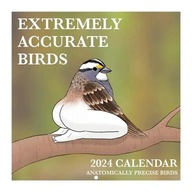 2024 Extremely Accurate Birds Calendar Decorative Wall Monthly Calendar