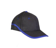 Bavlnená baseballová čiapka čierno-granátová
