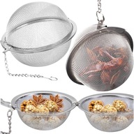 TEAFŐZŐ FÉM GOLYÓ LÁNCCAL GYÓGYNÖVÉNY TARTÓ KOSÁR