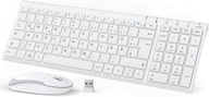 Súprava klávesnice a myši iClever biela