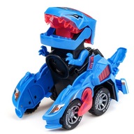 Dinosaur auto robot hra lesk riadi auto - TurboDino - modrá
