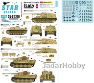 Star Decals 35-C1210 1/35 German Tanks in Italy