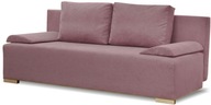 Sofa kanapa rozkładana - Ecco Plus Pudrowy Róż