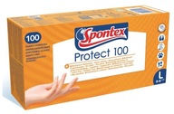 SPONTEX PROTECT VINYLOVÉ RUKAVICE ROZ L DF76