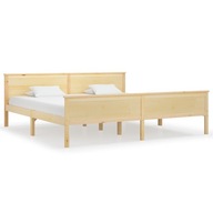 vidaXL Rám postele, masívne borovicové drevo, 200 x 200 cm