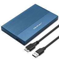 Aluminiowa Obudowa Kieszeń na dysk SSD HDD 2.5" SATA USB 3.0 5Gb/s 2TB