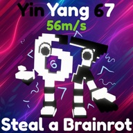 Yin Yang 67 Six Seven7 v hre Steal a Brainrot|Roblox|