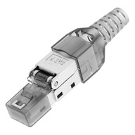 Złącze zagniatane końcówki kabla Ethernet Cat 7