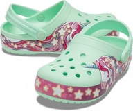 CROCS 206270-3TI klapki,chod unicorn r J1 (32-33)