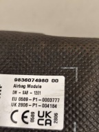 OPEL MOKKA II B Airbag Sitz rechts 9836074980
