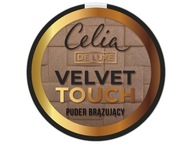 Celia De Luxe Puder w kamieniu brązujący Velvet Touch nr 105 9g