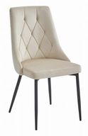 Jedálenská stolička IMOLA - béžový zamat x 4