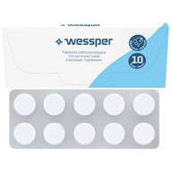 Tabletki do czyszczenia ekspresu i odtłuszczania konserwacji 10x2g WESSPER