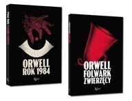 Rok 1984 + Folwark zwierzęcy George Orwell TW + zakładka