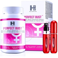 PERFECT BUST TABLETKY NA ZVÄČŠENIE PŔS VÄČŠÍ PEVNÝ POPRSIE MOC PUSH-UP