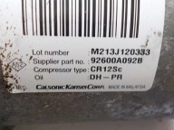 DACIA LOGAN II 1.5 DCI ORG kompresor pumpa klimatizaci 92600A092B