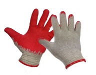 Rękawice ochronne WAMPIRKI robocze czerwone