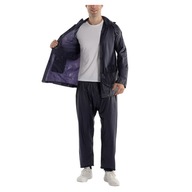 Dámska pláštenka pre dospelých, priehľadná bunda do dažďa, pláštenka s kapucňou Camping, XXL