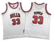 Strój koszykarski nr 33 Pippen Bulls Jersey, 152-164