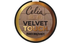 Celia De Luxe Puder w kamieniu brązujący Velvet Touch nr 105 9g