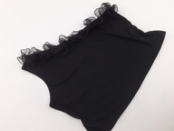 SHEIN dzianinowa BLUZKA CROP TOP z mgiełką _ 56/58