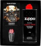 Zestaw ZIPPO Zapalniczka SMOKEY SKULL DESIGN prezentowy*nr1