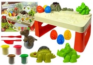Konferenčný stolík s tortou s dinosaurami 4 farby