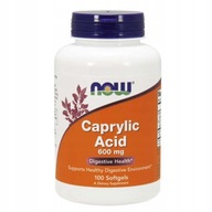 NOW FOODS Caprylic Acid kwas kaprylowy 600mg 100