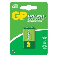 Batéria GP GREENCELL 6F22 9V zinok-chlorid