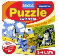 Puzzle Hra Zvieratá Granna G-542