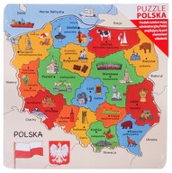 Mapa Poľský puzzle